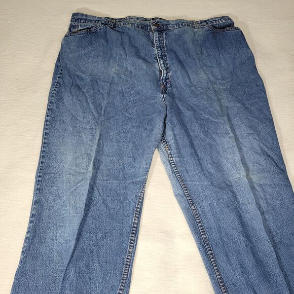 Vtg Levis Jeans Mens Sz 42X29 Blue Comfort Fit Retro Workwear Y2K Utility Work - Picture 5 of 16